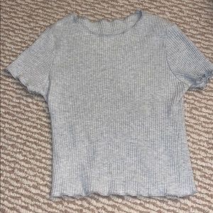 Yesstyle lettuce edge crop top